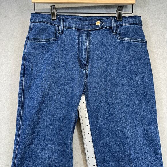 DG2 By Diane Gilman Jeans Womens Size 6T Blue Ramie Blend Stretch Denim Bootcut - Picture 12 of 13